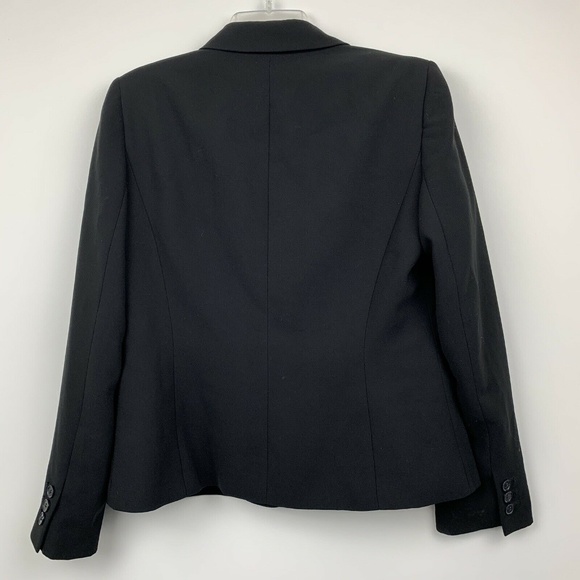 Kasper 8 Blazer Black Jacket Career Work - Picture 5 of 8